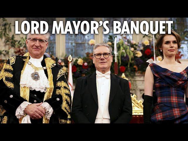 LIVE: Keir Starmer gives speech at Lord Mayor’s Banquet