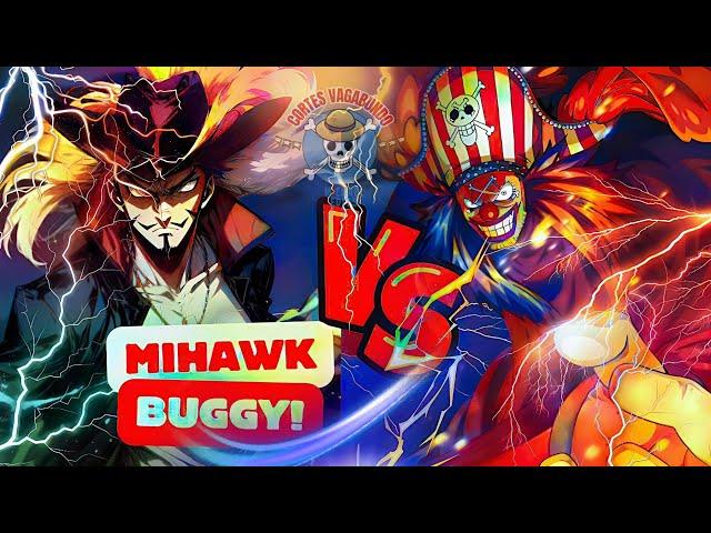  ONE PIECE : Mihawk vs Yonkou Buggy Fight quem vence?