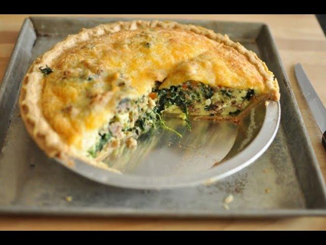 거뜬한 한 끼 정말 맛있는  시금치 키쉬 레시피 Best Quiche Recipe