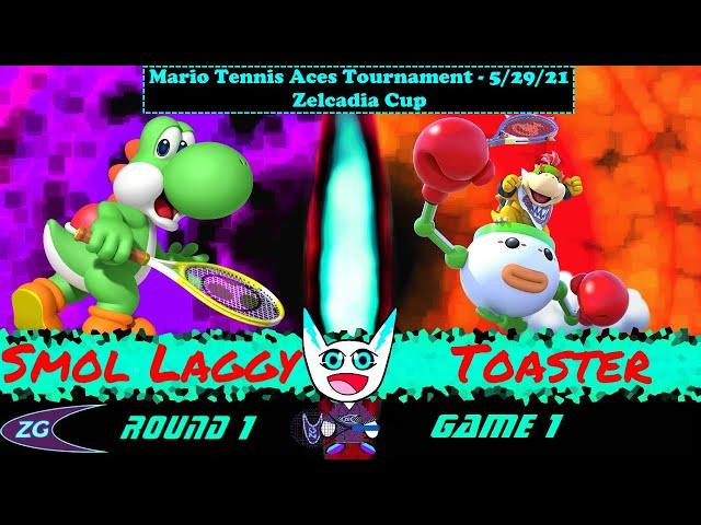 Zelcadia Cup Mario Tennis Aces Tournament - Winners Round 1, Game 1 - Laggy vs Toaster