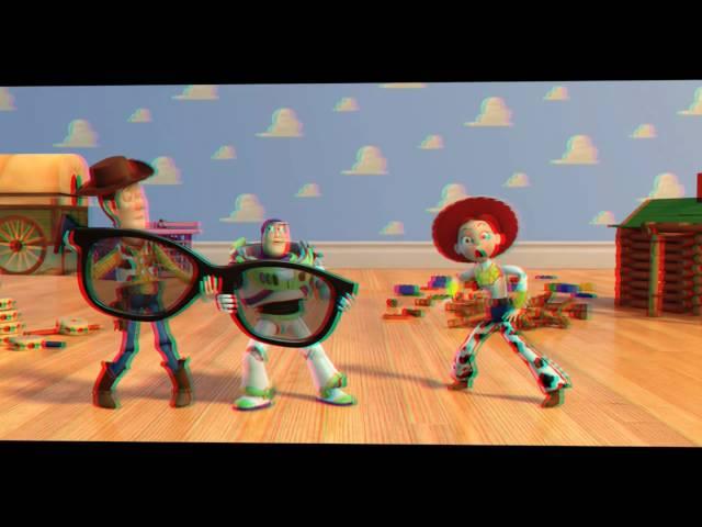 Toy Story 3D Trailer in 3D Anaglyph