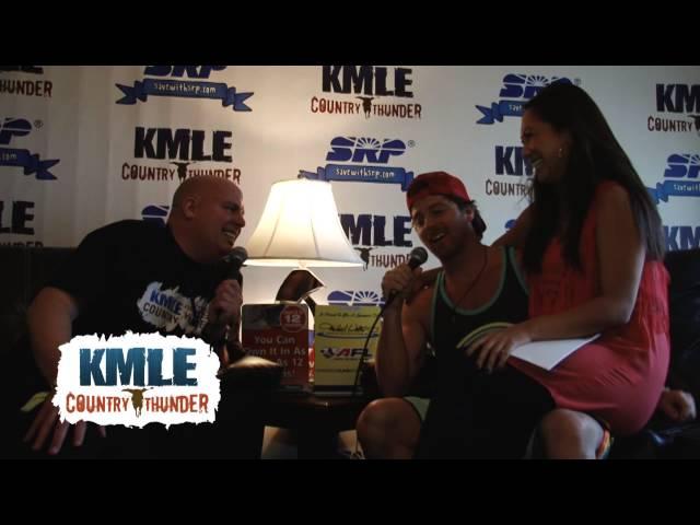 Kip Moore Interview At KMLE Country Thunder 2013 - Day 1