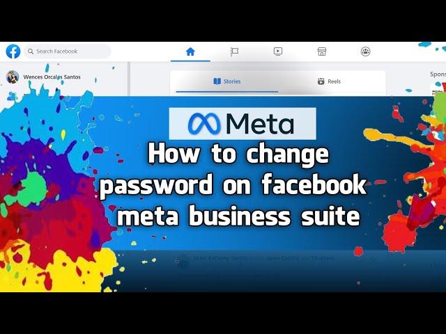 Facebook Password Change | Meta business suite