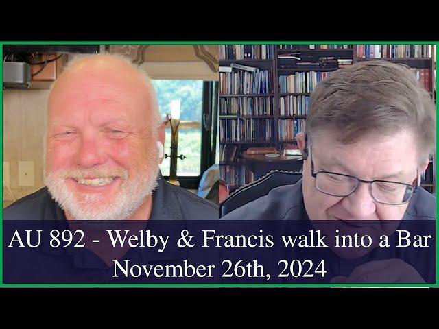 Anglican Unscripted 892 - Welby & Francis walk into a Bar