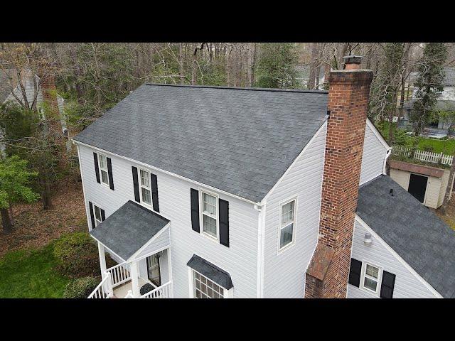 Roof Replacement In Chesterfield, VA – Tamko Titan "Rustic Black" – Finished Roof Friday