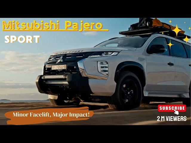 2025 Mitsubishi Pajero Sport Updates: Subtle Changes, Big Difference!