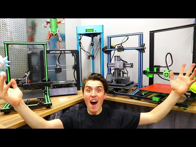 MASSIVE 3D Printer Comparison - Best 3D Printer 2018