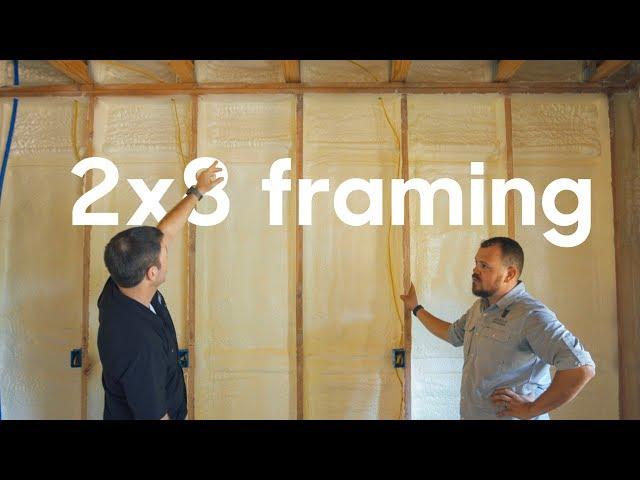 Why would you frame a house with 2x8 lumber?