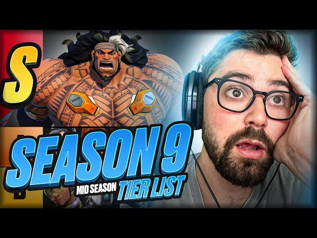 Mid Season 9 Tier List - Best and Worst Heroes | Overwatch 2 New Meta