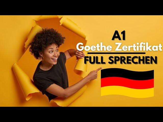 A1 Goethe Zertifikat Sprechen | Teile 1,2,3 | A1 Sprechen #sprechen #goethezertifikat #learngerman