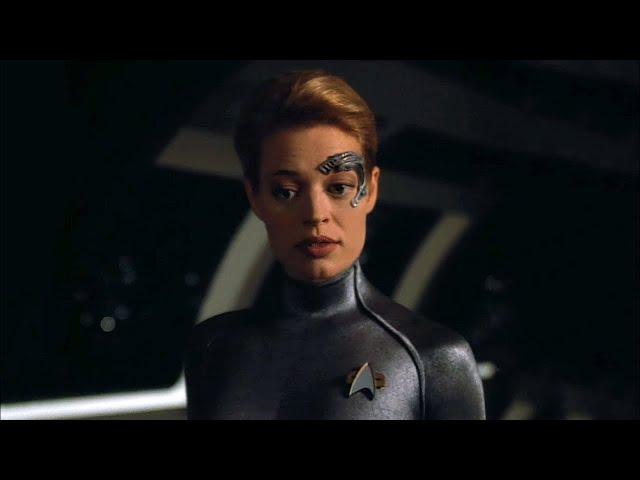 Seven of Nine is willing to explore her humanity with Harry Kim | HD | AI Upscaling