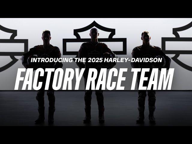 Introducing the 2025 Harley-Davidson Factory Race Team