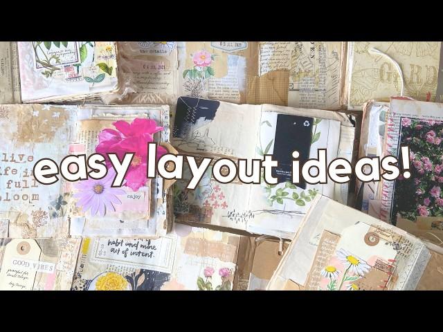 7 layout ideas for junk journal pages (examples & my top tips)