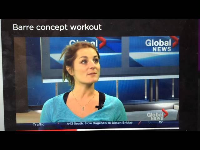 BarreConcept Workout on Canadian Breakfast TV News