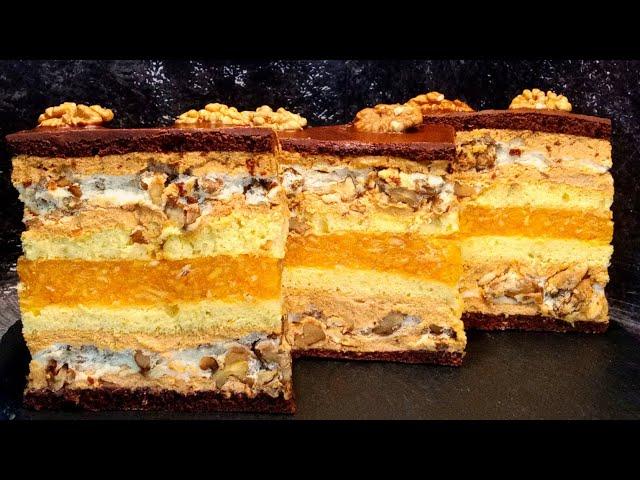 "РЫЖАЯ БЕЛКА"- торт с богатым вкусом и шикарным разрезом! Интересный рецепт, который нужно сохранить
