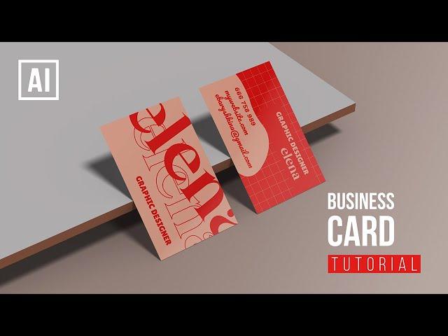 HOW TO CREATE A BUSINESS CARD AND PREPARE IT FOR PRINTING IN ADOBE ILLUSTRATOR .