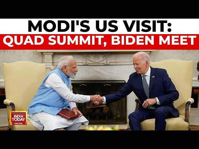 PM Modi's US Visit: Quad Summit, Biden Meeting, and Global Conflict Discussions