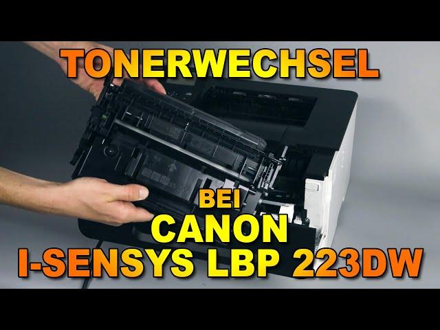 Toner-Kartuschenwechsel bei Canon I-Sensys LBP 223 dw