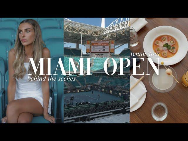 florida vlog: bts miami open, tennis tour, chief lifestyle officer!