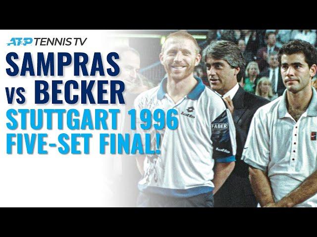 Pete Sampras vs Boris Becker: Classic Tennis Highlights | Stuttgart 1996 Final