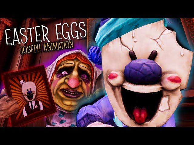 ICE SCREAM 8/ WITCH CRY 2 / WITCH CRY / ICE SCREAM FRIENDS / ALL EASTER EGGS ON JOSEPH ANIMATION 