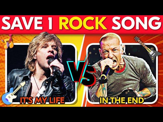 Rock vs Rock Songs | Save One Song  Rock Edition Music Quiz