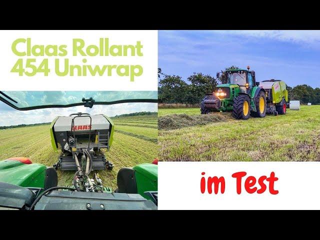 Claas Rollant 454 Uniwrap im Test