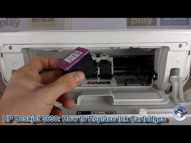 HP Deskjet 3630: How to Change/Replace Ink Cartridges