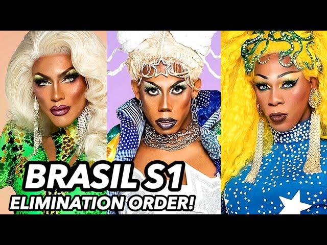 Drag Race BRASIL SEASON 1 FULL SEASON SPOILERS + ELIMINATION ORDER