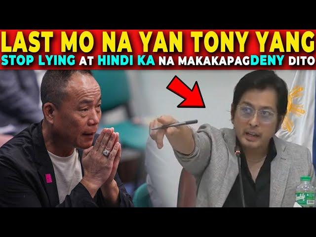  LAST MO na yan TONY YANG - CONG. FERNANDEZ | Jevara PH