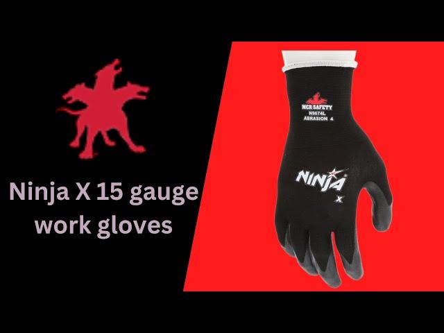 MCR Safety Ninja X 15 Gauge gloves