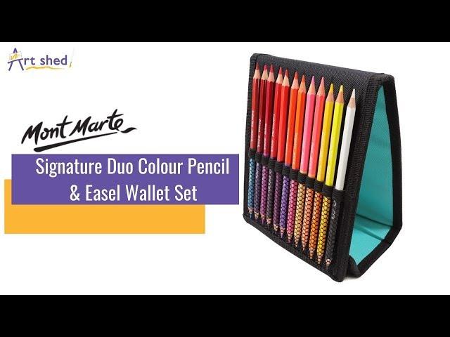 Mont Marte Signature Duo Colour Pencils with Easel Wallet - Art Shed