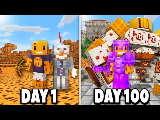 I Survived 100 Days in a COOKIE UNIVERSE in Minecraft Hardcore