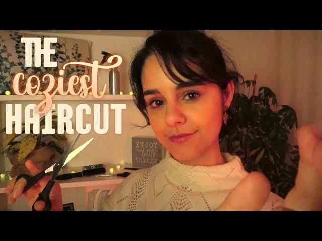 ASMR Super COZY Haircut  Realistic & Tingly Hairdresser Roleplay to Relax & SLEEP