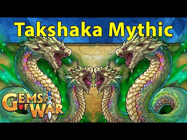 Gems of War: Takshaka Mythic Strategy, Teams, and Key Opening