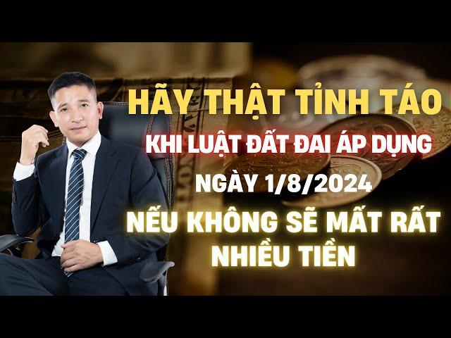 Hãy thật tỉnh táo khi luật đẩt đai áp dụng 01/08/2024 để không mất tiền | Trần Văn Định