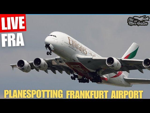 Live Planespotting Frankfurt Airport Startbahn West | 2x Go Arounds CA & EK Cargo