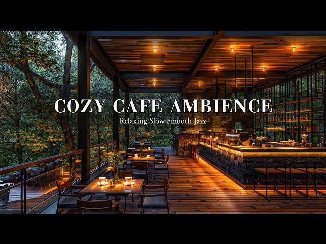 Smooth Ballad Piano Jazz for Stress Relief  Relaxing Jazz Music in Cozy Cafe Ambience