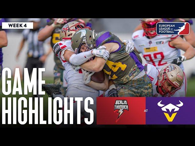 Berlin Thunder @ Vienna Vikings - Game Highlights | Week 4