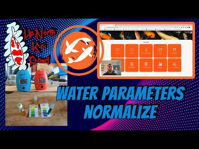 Water Parameters Normalize & Koi Control App Overview