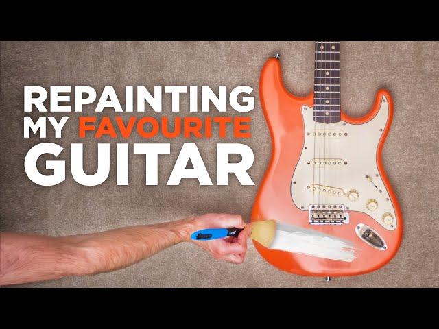 I Repainted My Favourite Guitar...