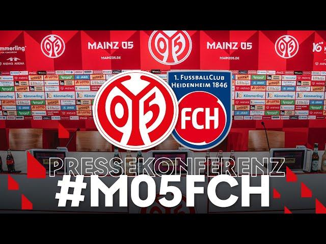 Die PK vor dem Spiel gegen Heidenheim | #M05FCH | #05ertv | Saison 2024/25