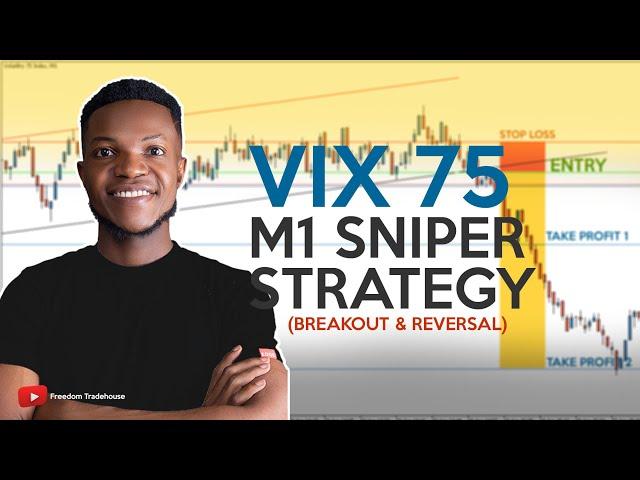 How I Trade VIX 75 with Sniper Entry on M1 Timeframe | 500 - 1600 pips in 20 minutes (PRICE ACTION)