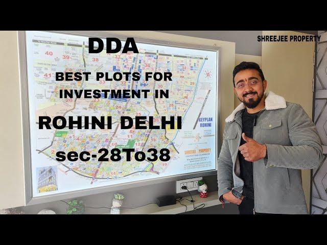 freehold plots for investment in rohini Delhi 28 to 38.