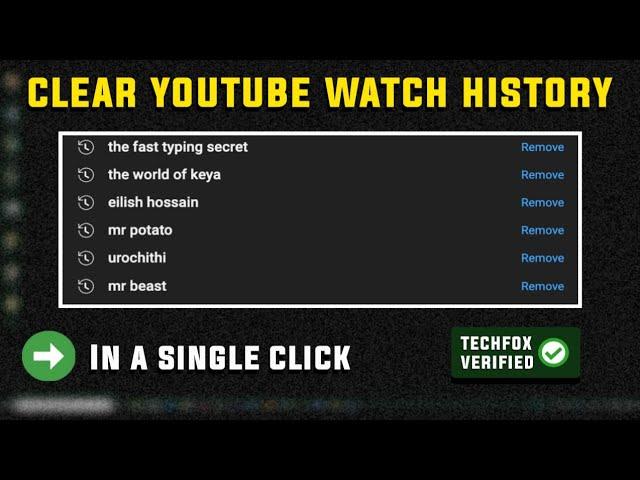 How to Clear YouTube Watch History - Full Guide