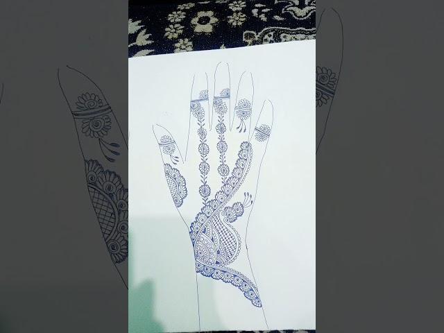 New Mehndi Design #art #lineart #drawing