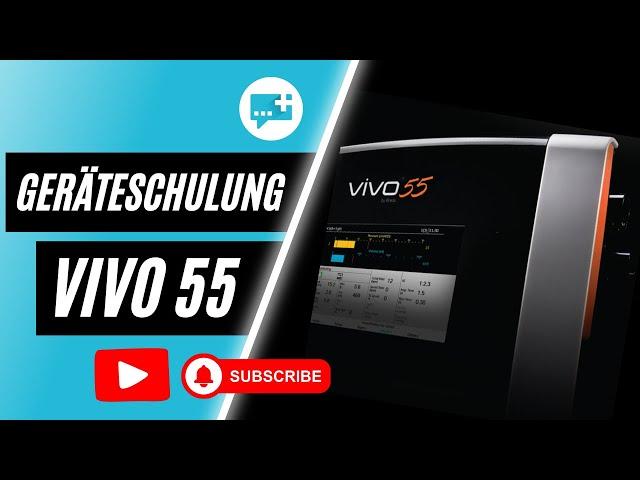 Geräteschulung Vivo55 | Bestimmungsgemäßer Gebrauch | Display, Menüführung | Heim- und Klinikmodus