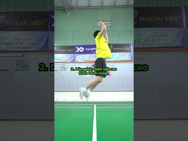 Nhảy Đập Cầu Lông 2 Chân Chuẩn Chỉ Nhất !!! #vnb #badminton #caulong
