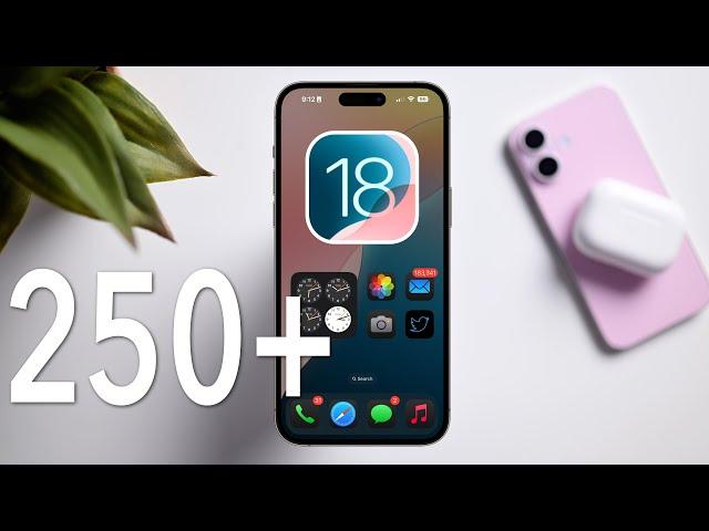 250+ New Features in iOS 18!