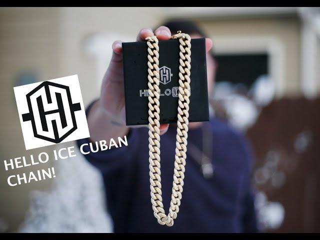 HELLO ICE Cuban Chain!!!! UNBOXING & REVIEW!!! PASSES DIAMOND TEST!! ONLY $150!! *Last video*